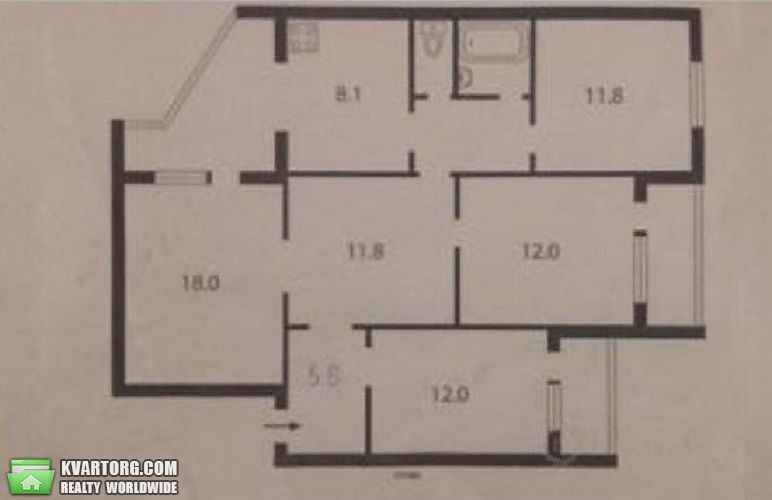 Sell 4-room apartment. Киев,  Приречная — photo 6