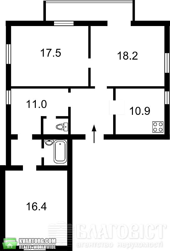 Sell 3-room apartment. Киев, Саксаганского — photo 4