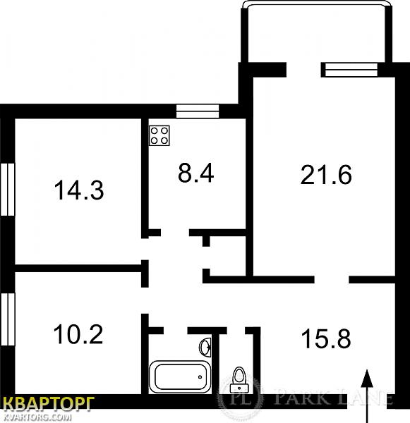 Sell 3-room apartment. Киев, Дубового — photo 2