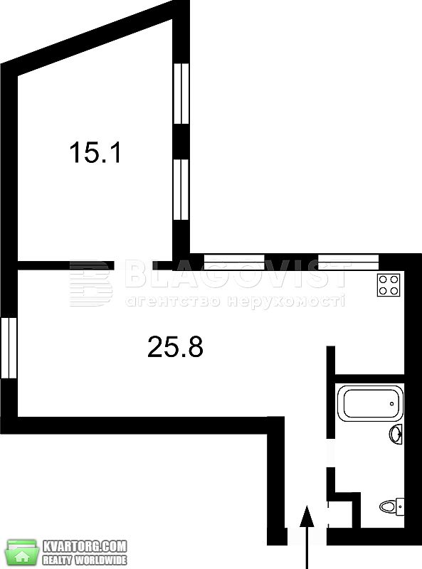 Sell 2-room apartment. Киев,  Прорезная — photo 6