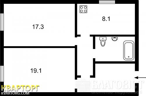 Sell 2-room apartment. Киев,  Политехнический пер — photo 2