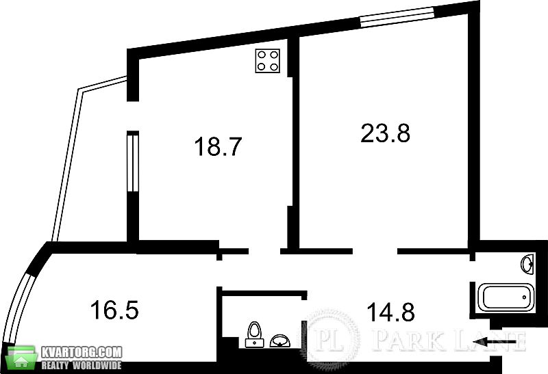 Sell 2-room apartment. Киев,  Героев Сталинграда пр — photo 2