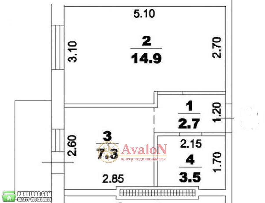 Sell 1-room apartment. Одесса, люстдорская дорога — photo 1