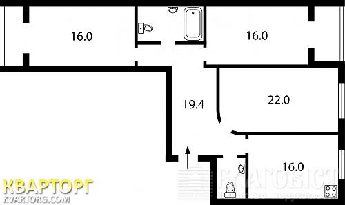 Sell 4-room apartment. Киев, Эрнста — photo 1