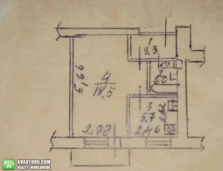 Sell 1-room apartment. Киев, Орловская — photo 9