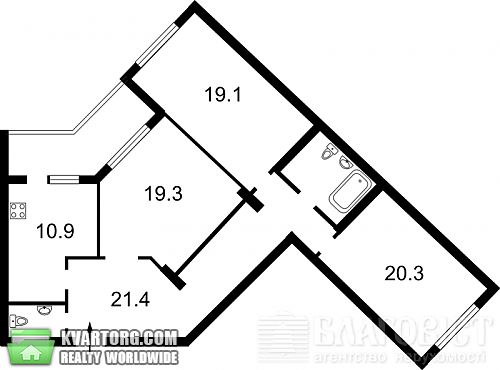 Sell 3-room apartment. Киев, Краснозвездный пр — photo 2