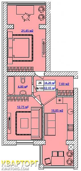 Sell 2-room apartment. Киев,  Большая Окружная — photo 1