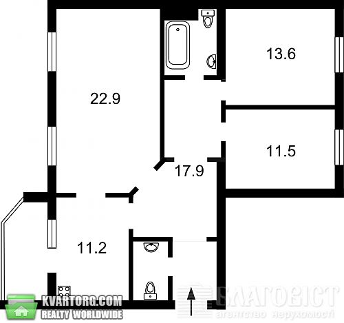 Sell 3-room apartment. Киев,  Строкача — photo 7
