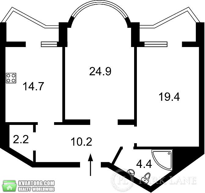 Sell 2-room apartment. Киев,  Срибнокильская — photo 3