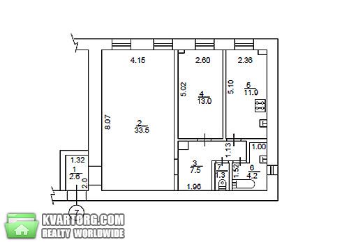 Sell 2-room apartment. Киев,  Богдана Хмельницкого — photo 9