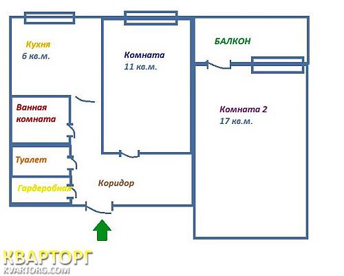 Sell 2-room apartment. Киев, Зодчих — photo 8