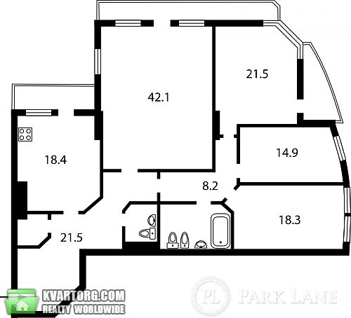 Sell 4-room apartment. Киев, Щорса — photo 5
