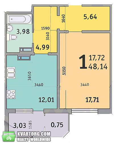 Sell 1-room apartment. Киев, Трутенко — photo 1