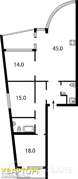 Sell 3-room apartment. Киев,  Окипной — photo 2