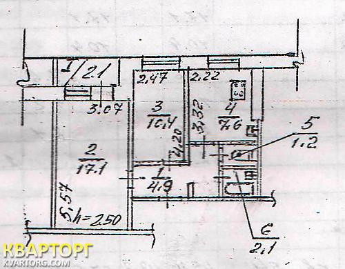 Sell 2-room apartment. Днепропетровск, Тополь — photo 6