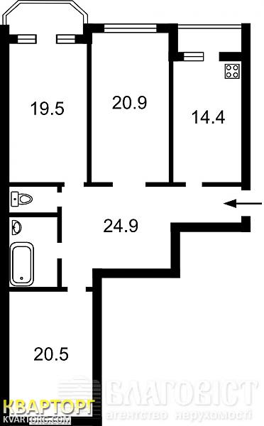Sell 3-room apartment. Киев,  Казачья — photo 2