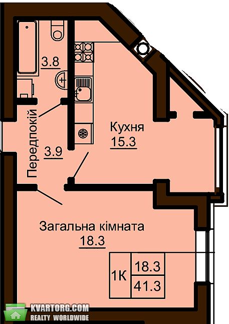 Sell 1-room apartment. Киев,  Большая Окружная — photo 4