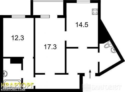 Sell 2-room apartment. Киев,  Правды пр — photo 3