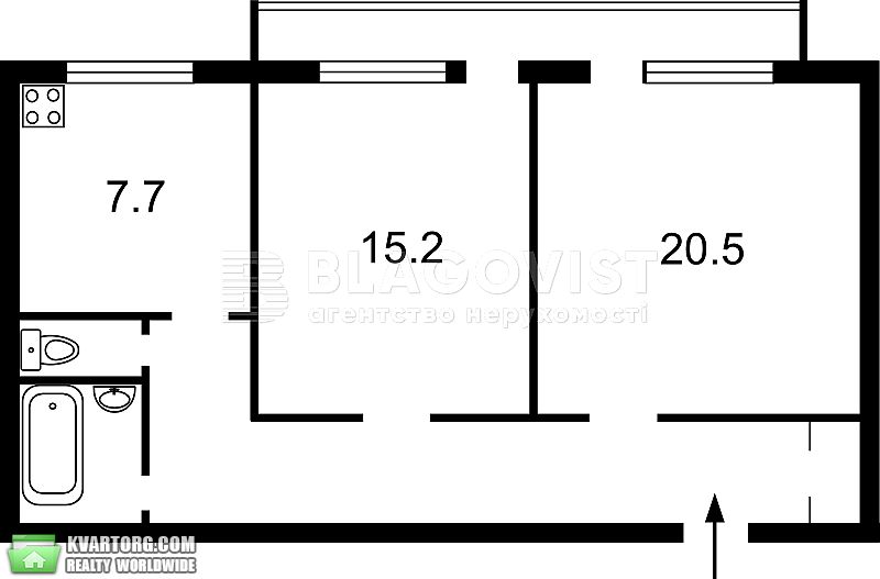 Sell 2-room apartment. Киев,  Марьяненко — photo 2