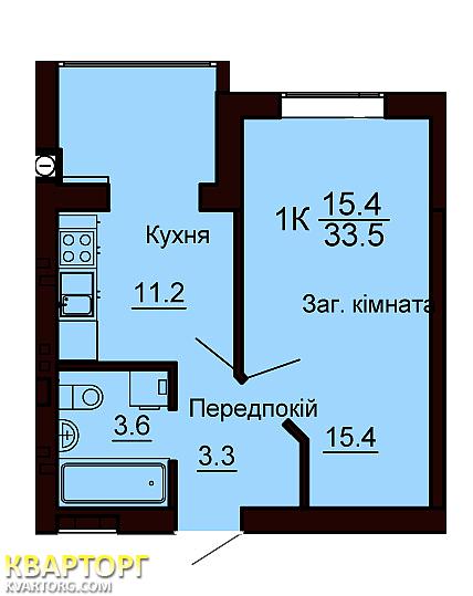 Sell 1-room apartment. Киев, гетьманская — photo 1