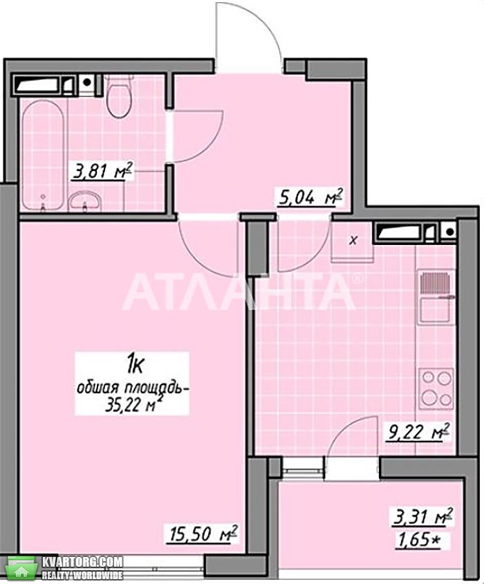 Sell 1-room apartment. Одесса, Ак. Воробьева — photo 7