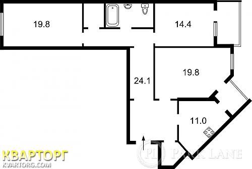 Sell 3-room apartment. Киев, Красноткацкая — photo 2