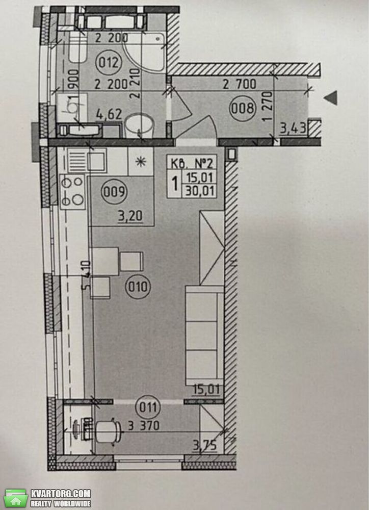 Sell 1-room apartment. Киев, Михайла Максимовича — photo 1