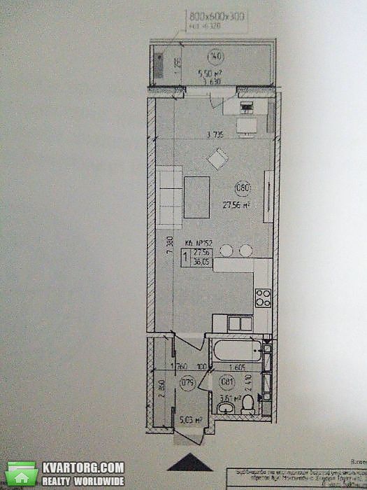 Sell 1-room apartment. Киев, Максимовича — photo 5