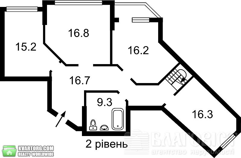 Sell multi-room apartment. Киев,  Срибнокильская — photo 3