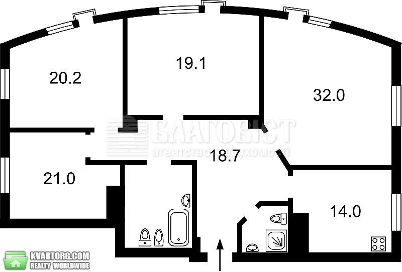 Sell 4-room apartment. Киев,  Ломоносова — photo 7