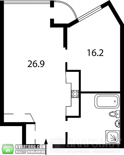 Sell 2-room apartment. Киев, Механизаторов — photo 10