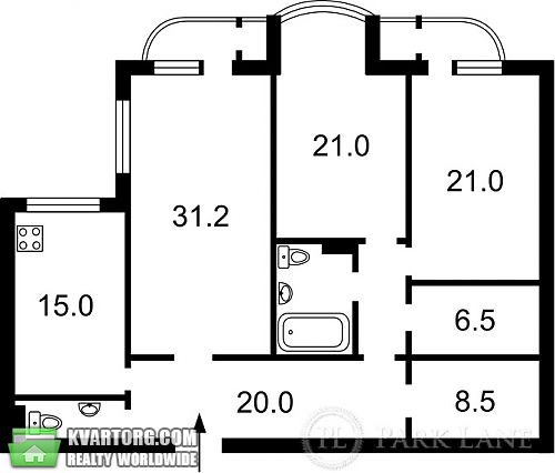 Sell 3-room apartment. Киев, Лабораторный пер — photo 2
