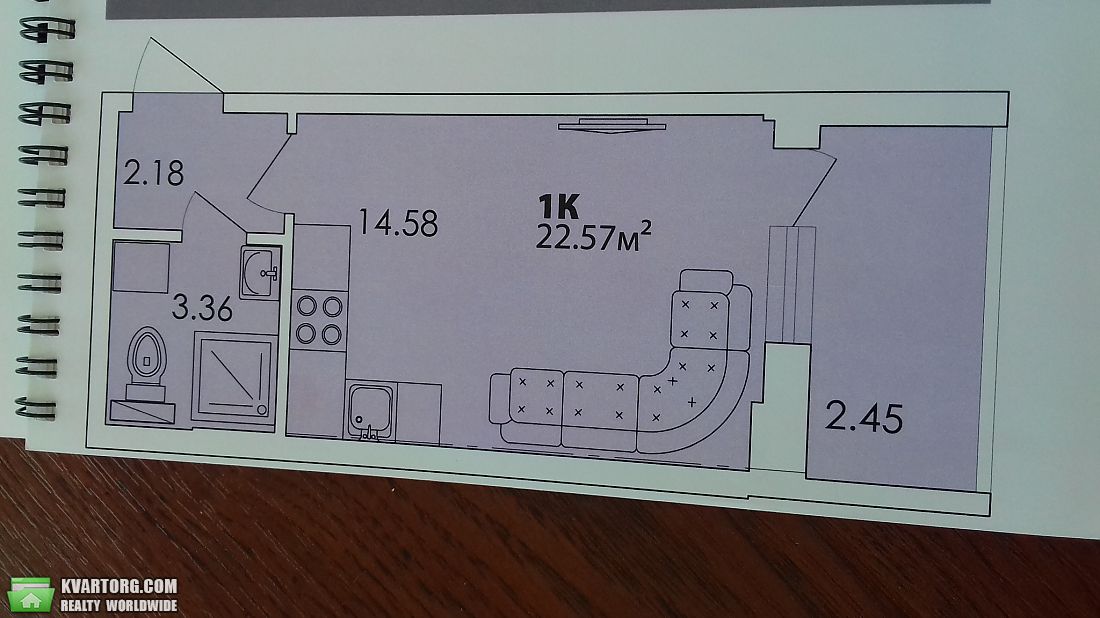 Sell 1-room apartment. Одесса, Сахарова — photo 1