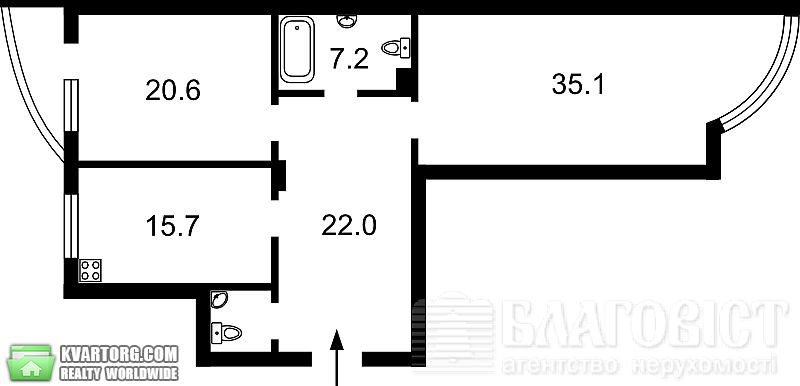 Sell 2-room apartment. Киев,  Антоновича — photo 2