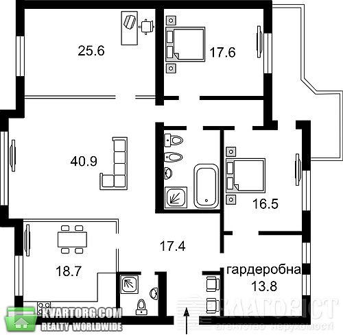 Sell 4-room apartment. Киев, Круглоуниверситетская — photo 9