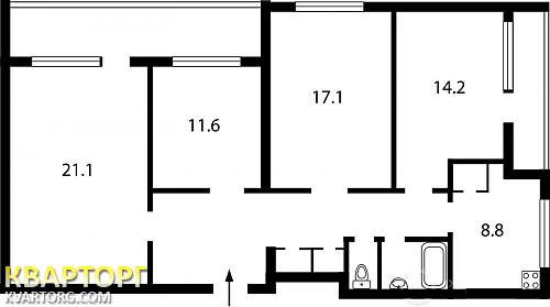 Sell 3-room apartment. Киев,  Флоренции — photo 3