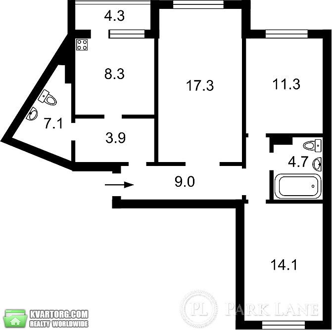 Sell 3-room apartment. Киев,  Чавдар — photo 4