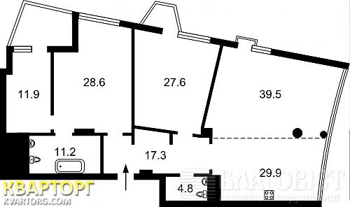 Sell 3-room apartment. Киев,  Ломоносова — photo 2