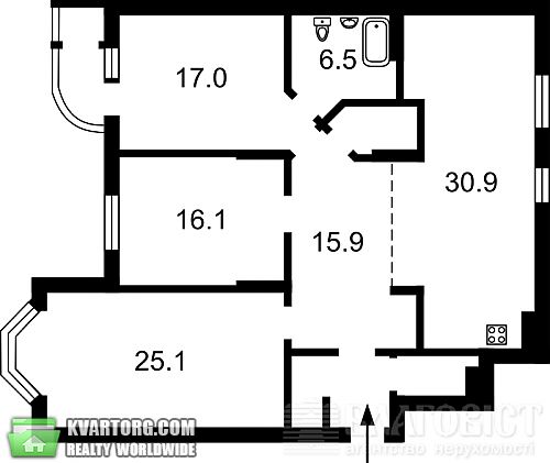 Sell 3-room apartment. Киев, Лабораторный пер — photo 9