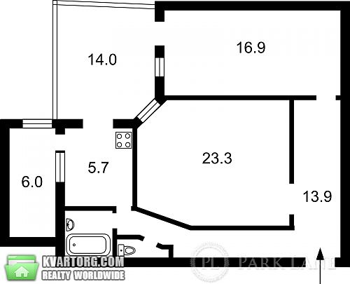Sell 2-room apartment. Киев,  Саксаганского — photo 2