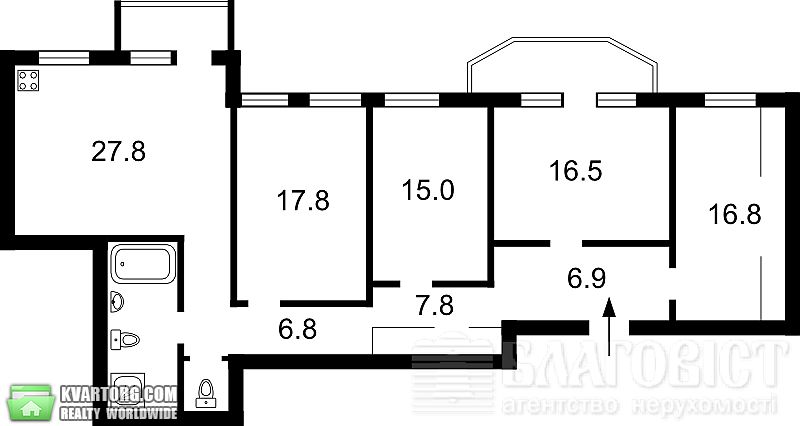 Sell 5-room apartment. Киев,  Шота Руставели — photo 4