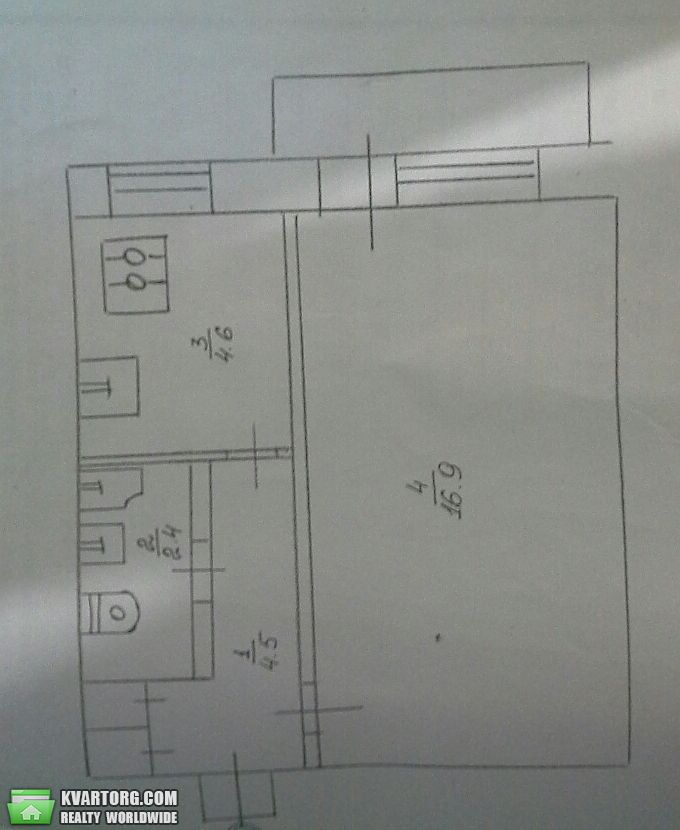 Sell 1-room apartment. Киев, Выборгская — photo 2