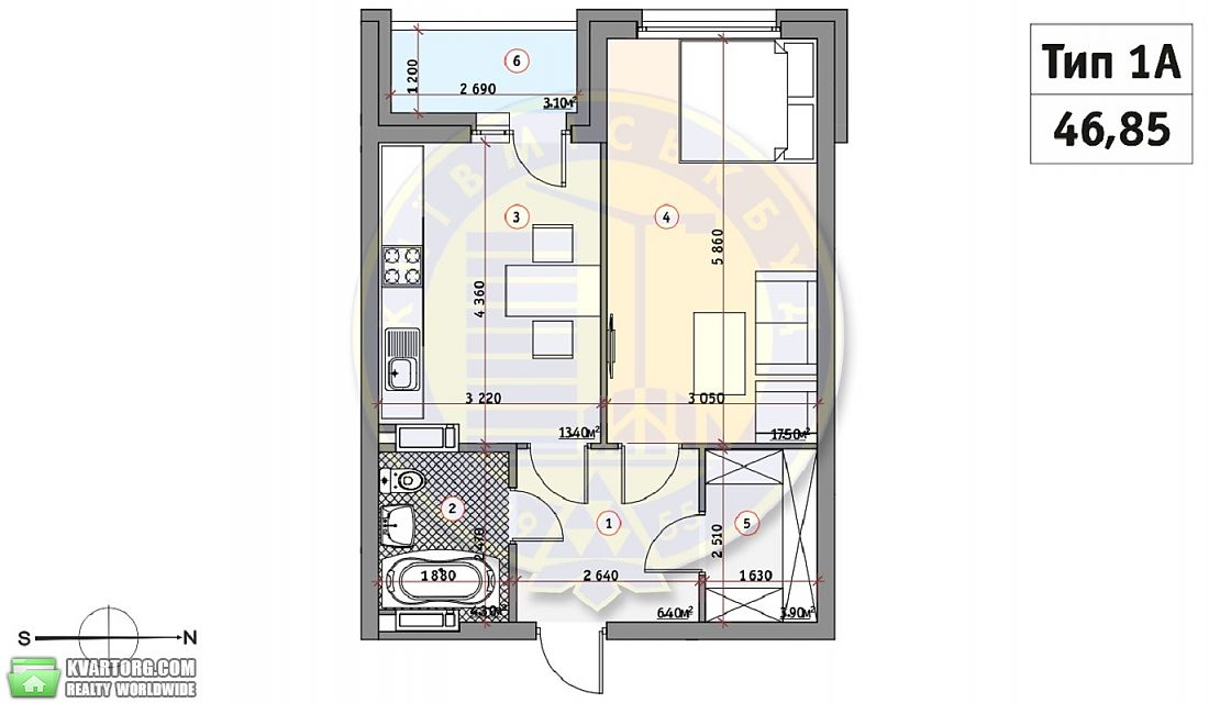 Sell 1-room apartment. Киев,  Багговутовская — photo 1