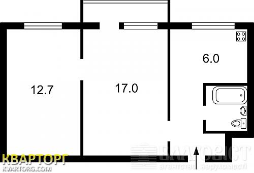 Sell 2-room apartment. Киев,  40-летия Октября просп — photo 2