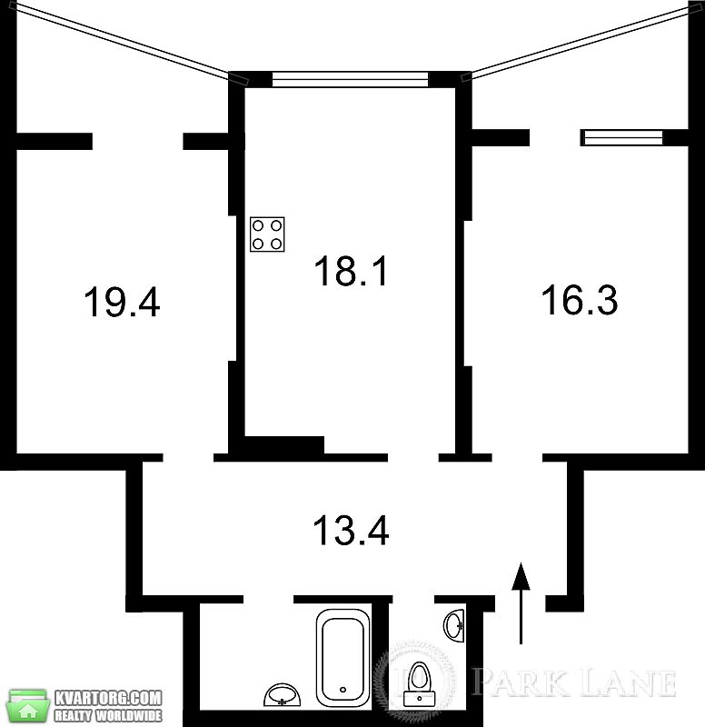 Sell 2-room apartment. Киев,  Ахматовой — photo 3