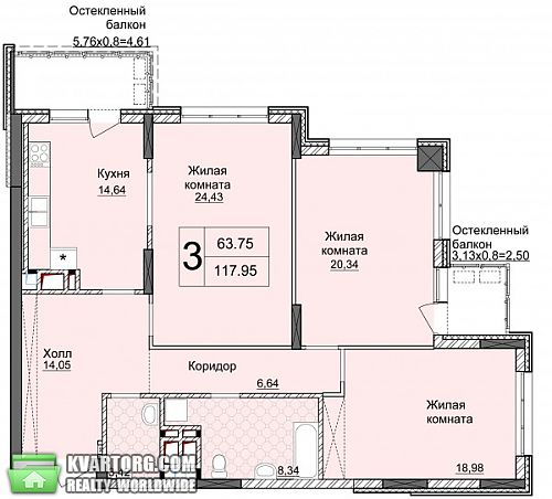 Sell 3-room apartment. Киев, Драгомирова — photo 7