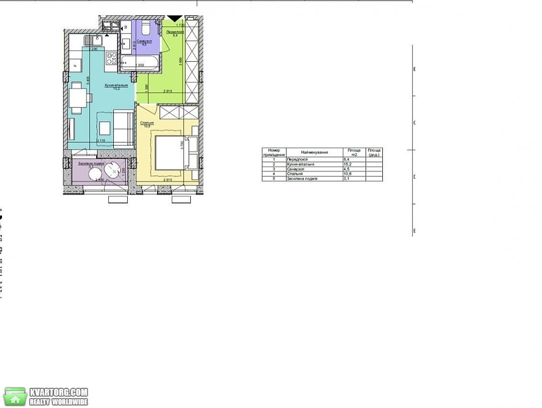 Sell 1-room apartment. Киев, Семьи Кистякивских — photo 2