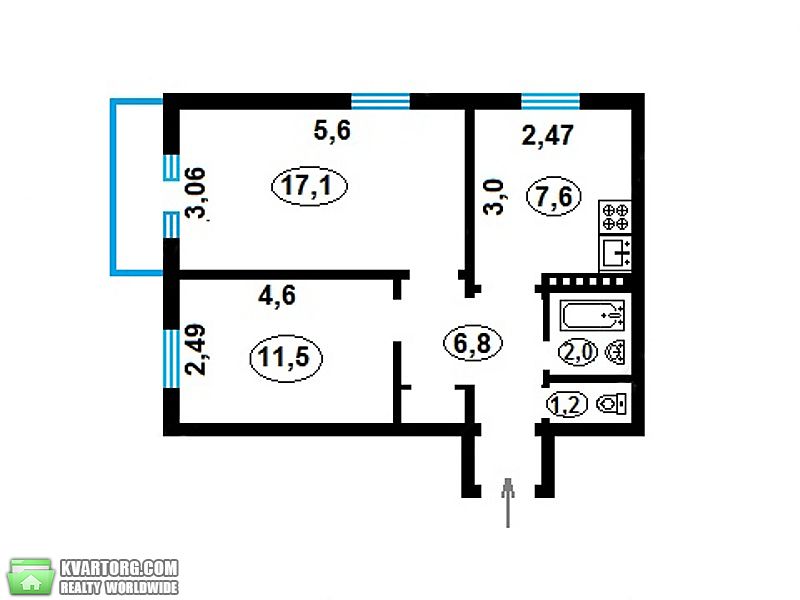 Sell 1-room apartment. Киев, пр. Соборности — photo 7