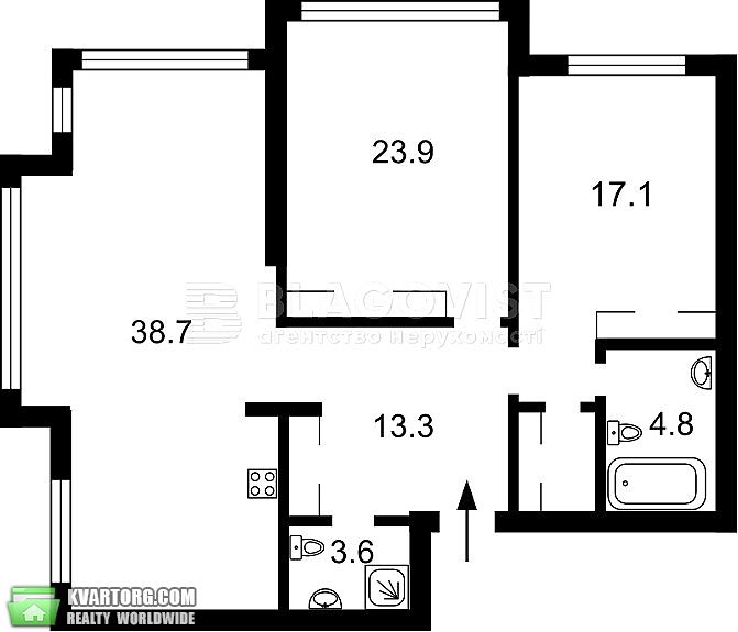 Sell 3-room apartment. Киев,  Оболонский пр — photo 3