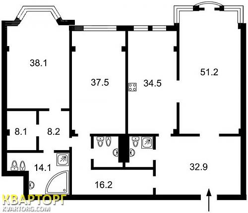 Sell 3-room apartment. Киев, Грушевского — photo 2